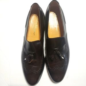 Salvatore Ferragamo Wingtip Slip-ons